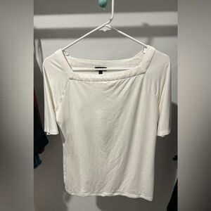 Talbots Cream short sleeve shirt